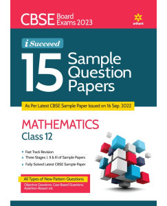 CBSE Board Exam 2023 I-Succeed 15 Sample Question Papers - Mathematics Class 12th